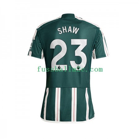 Fußballtrikots Manchester United Luke Shaw 23 Auswärts Trikotsatz 2023-2024 Fußballtrikots Manchester United Luke Shaw 23 Auswärts Trikotsatz 2023-2024